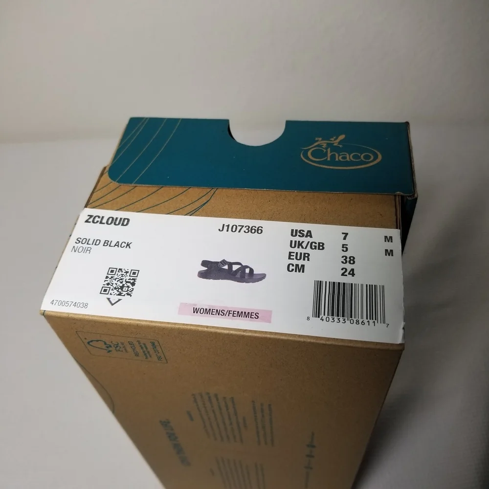 NWT Chaco Black Sandals - Picture 3 of 3